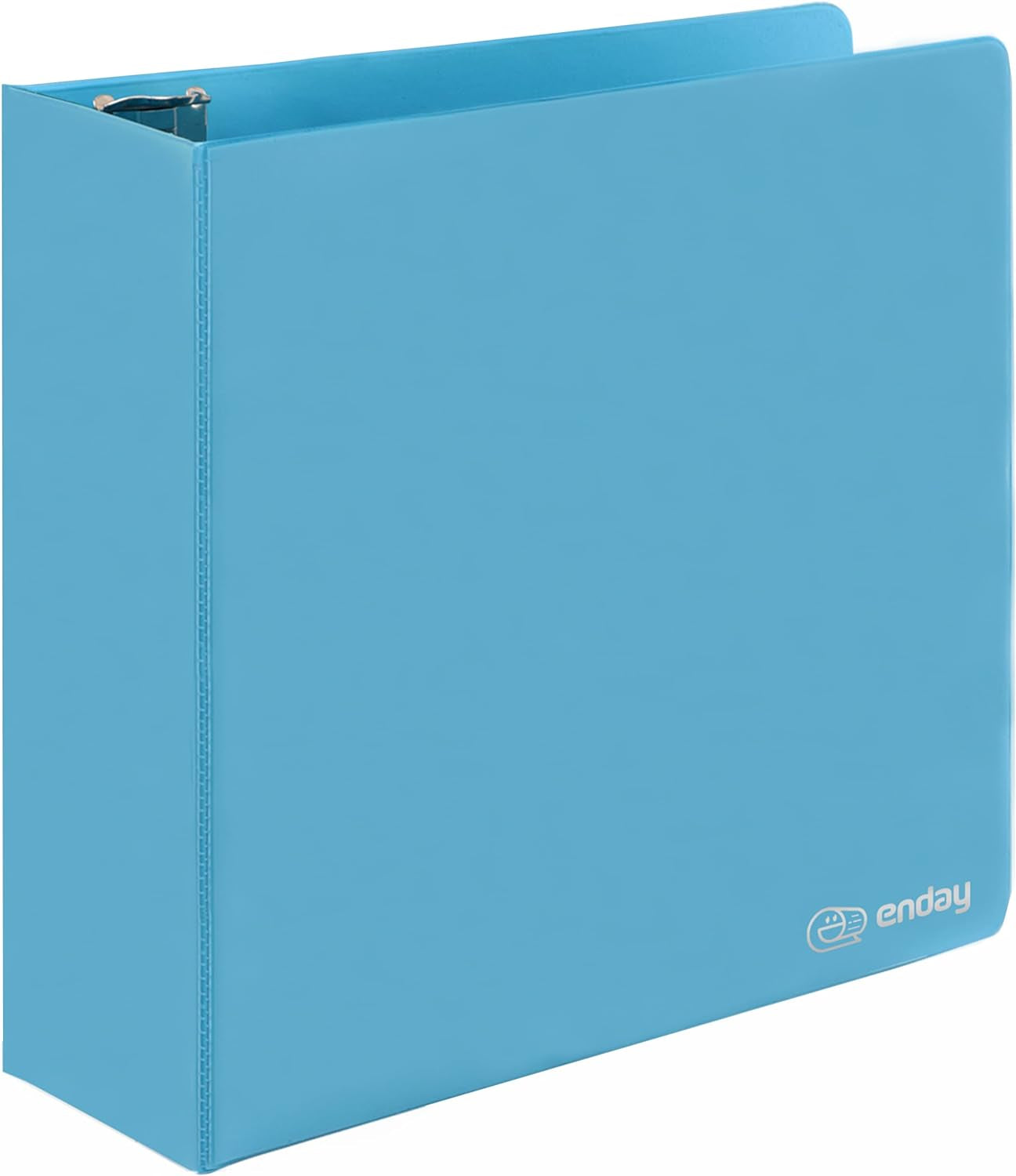 3 Inch Binder 3 Ring Binders Blue, Slant D-Ring 3” Clear View Cover with 2 inside Pockets, Heavy Duty Colored School Supplies Office and Home Binders – by